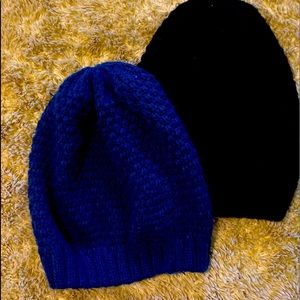 BCBGeneration Beenie Black & Navy Blue (2)